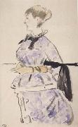 Edouard Manet Portrait d'Isabelle Lemonnier (mk40) china oil painting reproduction